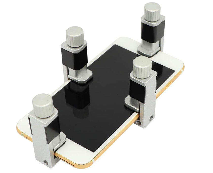 Phone screen repair tools, adjustable screen clamp