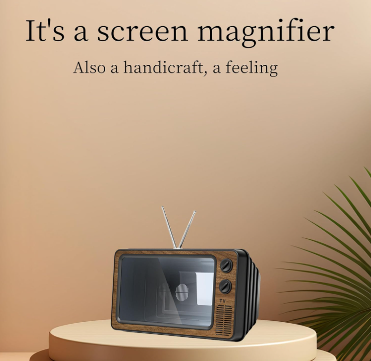 12-inch screen magnifier for cell phones, gifts for dad, 3D HD magnifier for movies